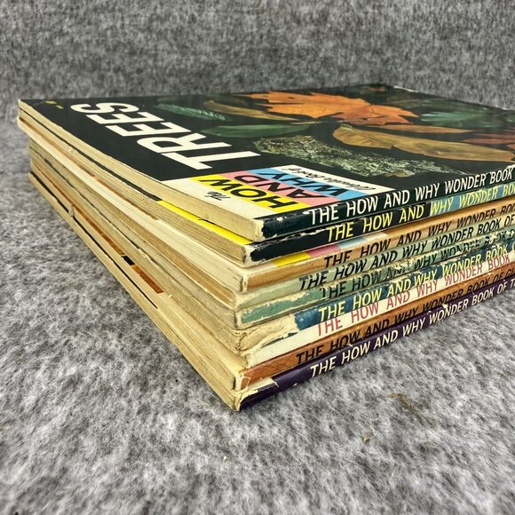 ✅How and Why Wonder Books Vintage 1960's Kids Reference Books Lot of 9 - Picture 8 of 10